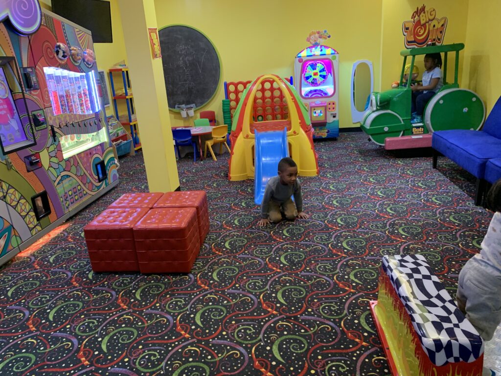younger kid's room at Play Big Zone
