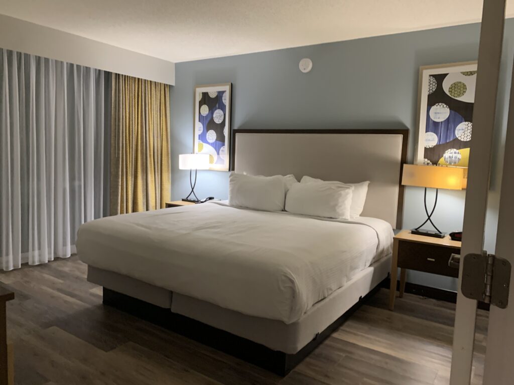 Bedroom at Hilton Virginia Club Oceanaire Resort 